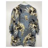 Puritan Gray Floral Shirt 2XL