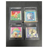4 Game Boy Games - Gex, Babe, Barbie & Surfing