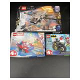 3 LEGO Marvel/DC Sets - Batman & Black Panther