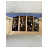 Natural Village Wooden Christmas Ornaments