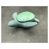 Sea Turtle Lidded Trinket Box