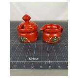 Waechtersbach Christmas Tree Sugar & Creamer
