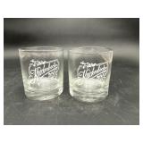 Knickerbocker Logo Rocks Glasses, Pair