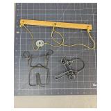 Vintage Metal Wire Brain Teaser Puzzle Lot