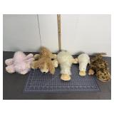 5 Ganz Webkinz Plush incl Leopard Lizard