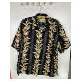 Cooke Street Black Tropical Shirt