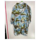 Hilo Hattie Scenic Hawaiian Shirt 2XL