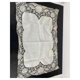 Battenberg Lace Linen Dresser Scarf