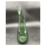 Viking Epic Olive Green Split Vase #1171
