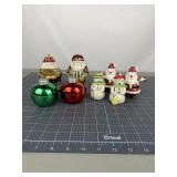 Christmas Salt & Pepper Shakers, 4 Pairs