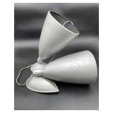 Mid-Century Modern Cone Sconce Spotlights (2)
