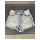 PacSun Size 25 High-Rise Denim Shorts
