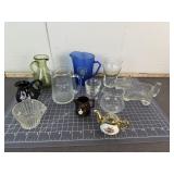Vintage Pitchers, Creamers & Scottie Dog Glass
