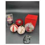 CBK & Hand-Painted Christmas Ornaments, 6