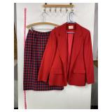 Pendleton Red Blazer & MacDuff Tartan Skirt