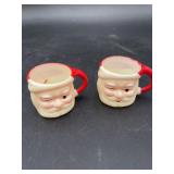 Winking Santa Mini Plastic Mugs - 2