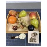 Decorative Faux Fruit & Accent Lot
