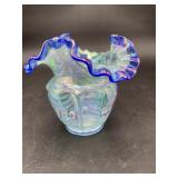 Fenton Open-Heart Arches Hand-Painted Vase