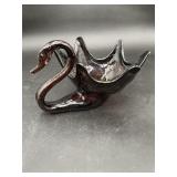 Viking Epic Amethyst Handled Glass Basket