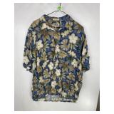 Campia Moda Blue Floral Rayon Shirt