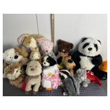Mixed Animal Plush Lot