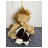 Jellycat Leonardo Lion & Bashful Mutt