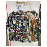 4 Menï¿½s Hawaiian Tropical Shirts