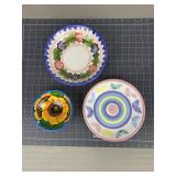 Mazatlan Sunflower & Hand-Painted Pottery