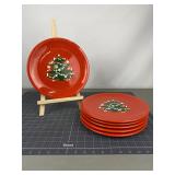6 Waechtersbach Christmas Tree Chargers
