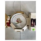 Kurt Adler Santa & Holly Hobbie 1973 Plate
