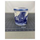 Delft Blue Holland Hand-Painted Lidded Jar