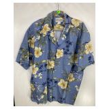Bishop St. Blue Floral Shirt XXL