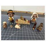 Hallmark Woodland & Thanksgiving Figurines