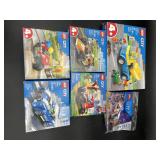 6 LEGO City Sets - Police, Fire, Race & Space