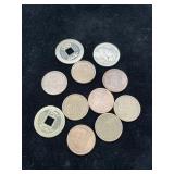 Wheat Pennies, Buffalo Nickel & Cash Coins