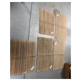 5 Woven Accent Rugs w/ Fringe