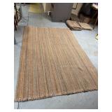 Woven Earth-Tone Area Rug 5'9' x 8'4'