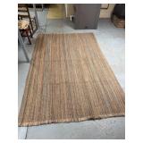 Woven Earth-Tone Area Rug 6' x 9'2'