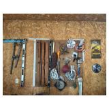 Large Lot Shop Tools, Blades & Clamps