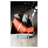 Sears Rolling Bin w/ Life Jackets & Lights