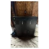 3-Door Metal Locker Storage Cabinet