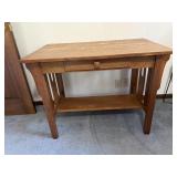 Mission Oak Writing Desk with Drawer