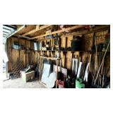 Garage Shelf Contents, Tools & Miscellaneous