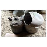 Metal Oil Can & Galvanized Utility Cans
