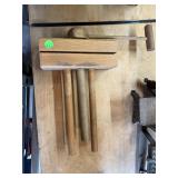 Large Wooden Screw Clamp / Vise