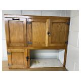 Antique Kitchen Cabinet Top w/ Flour Bin