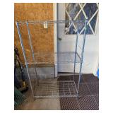 Chrome Wire Shelving Unit 30 x 14 x 49