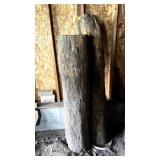 2 Large Rustic Wood Log Posts 53-61'