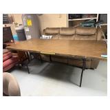2 Heavy Wood-Top Folding Tables 80 x 36