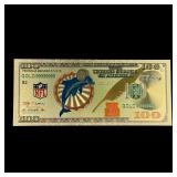NFL Miami Dolphins Gold Foil Bill